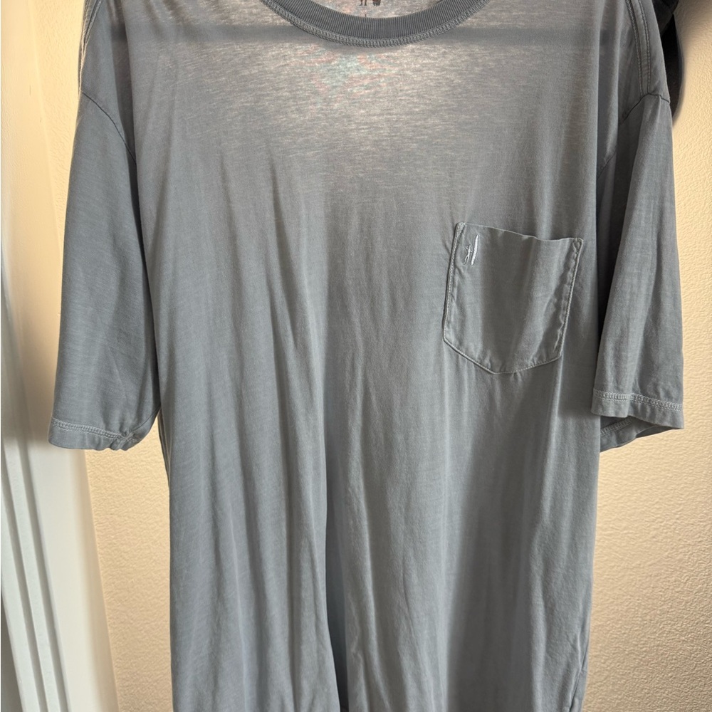 johnnie-O Slate Blue Short Sleeve Tee